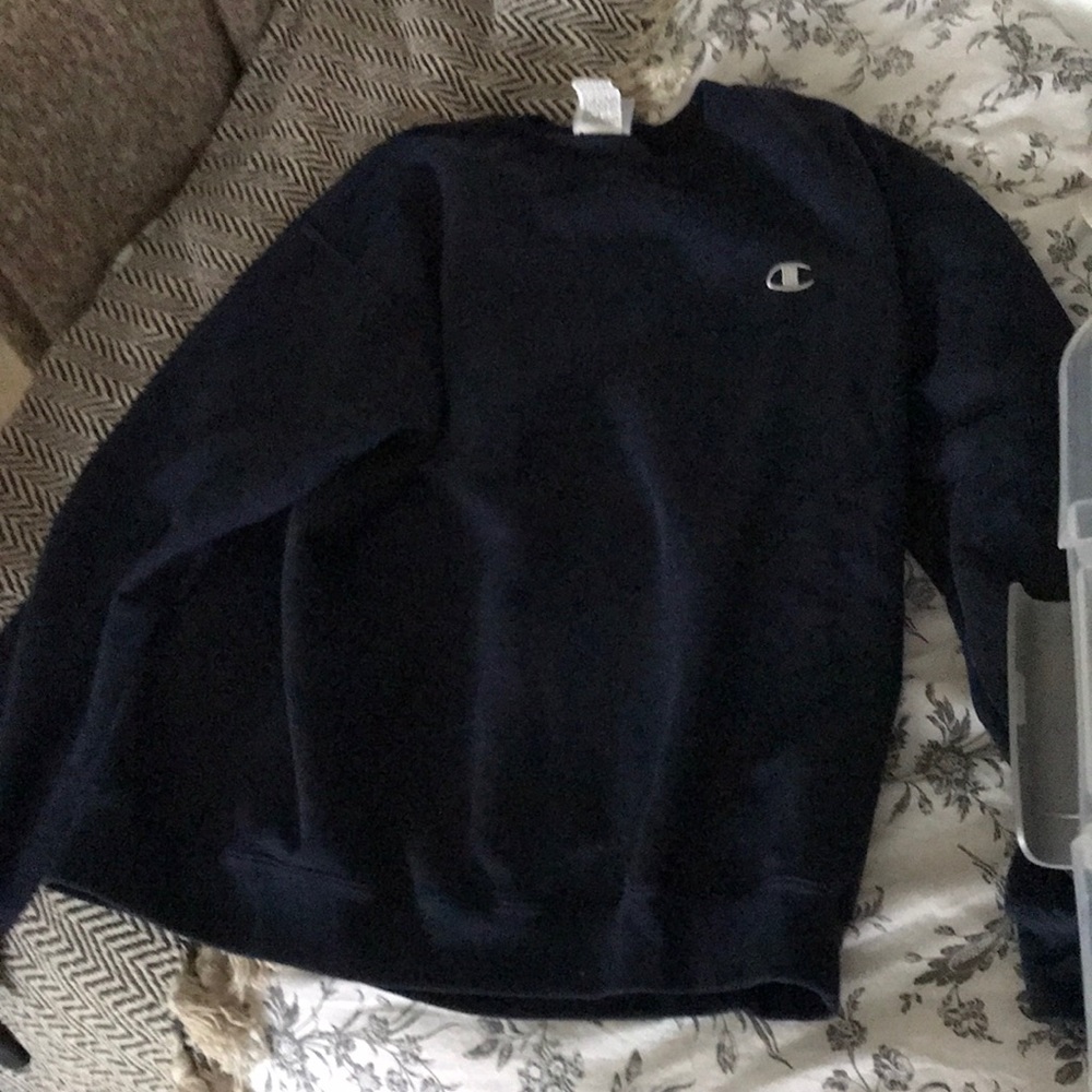 Champion crew neck navy blue